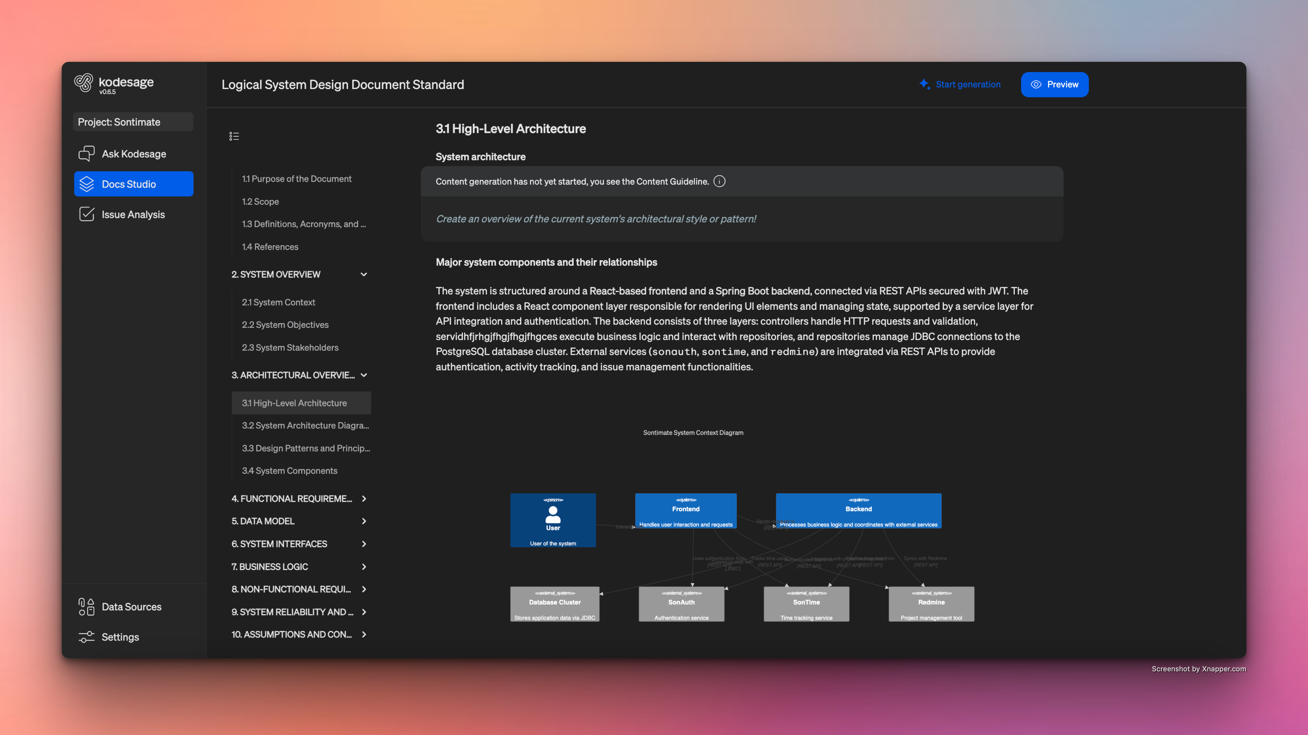 Kodesage docs studio - editing and approving documents