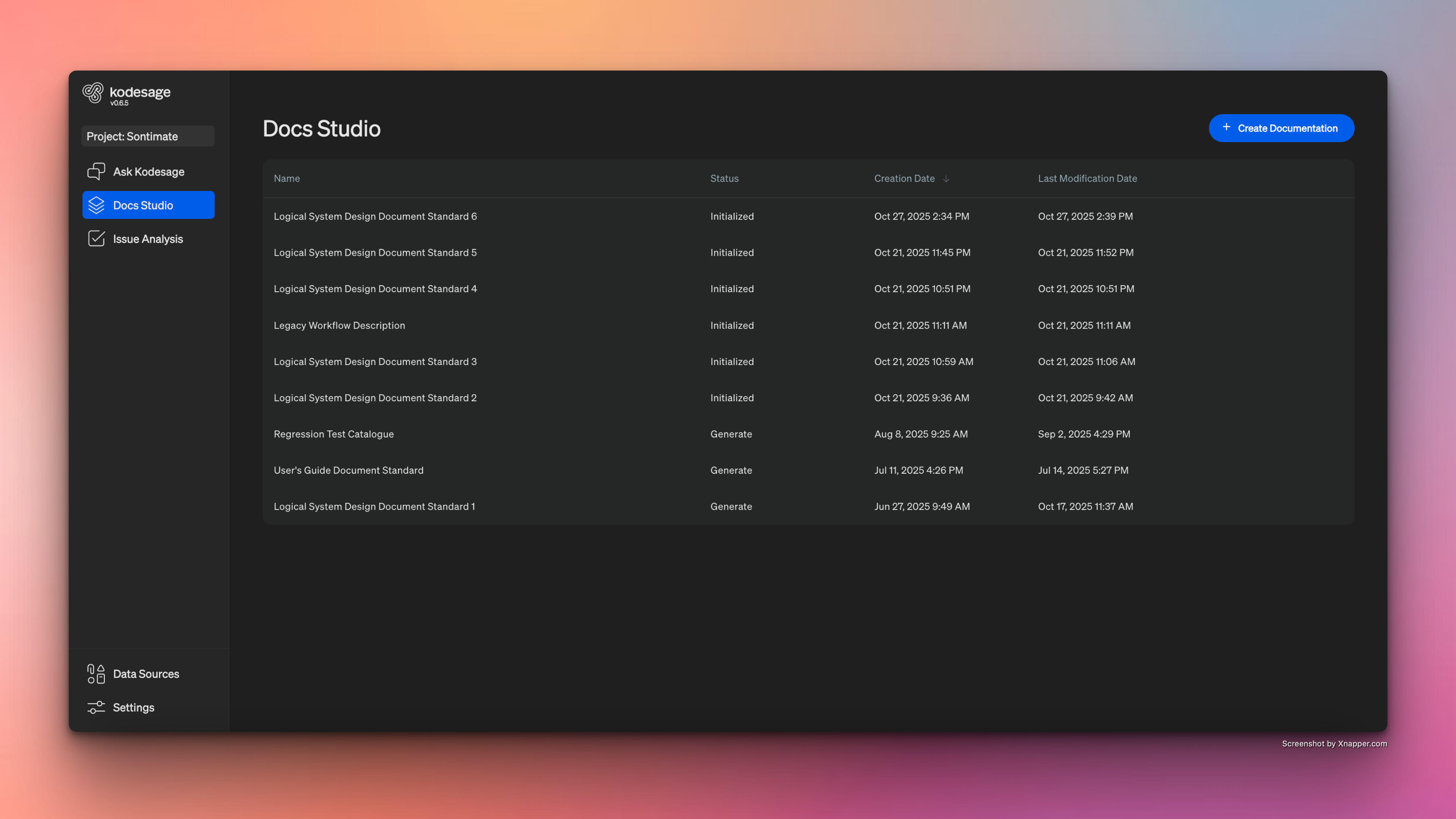 Kodesage docs studio - editing existing documents